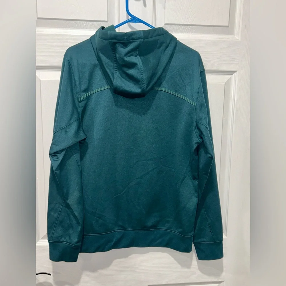 The North Face Mountain Athletics Hoodie Pullover Teal Men’s Medium Front Logo‎